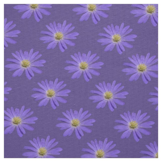 Algodão Tecido de margarida roxa-margarida Tecido  (Modelo)