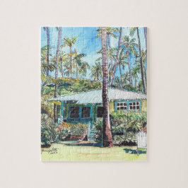 Algodão tropical de Quebra-cabeça Kauai