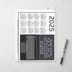 Algoritmos de Laptop Resolvem Problemas Calendário