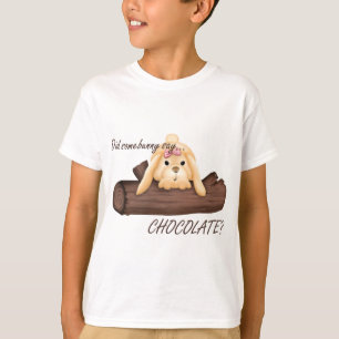 Alguém disse que a camiseta do garoto de chocolate