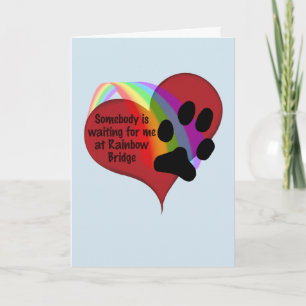 Alguém está me esperando no cartão de ponte do Rai