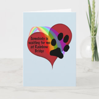 Alguém está me esperando no cartão de ponte do Rai