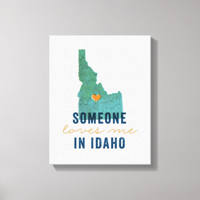 Alguém me ama na Canvas de Idaho (Frente)