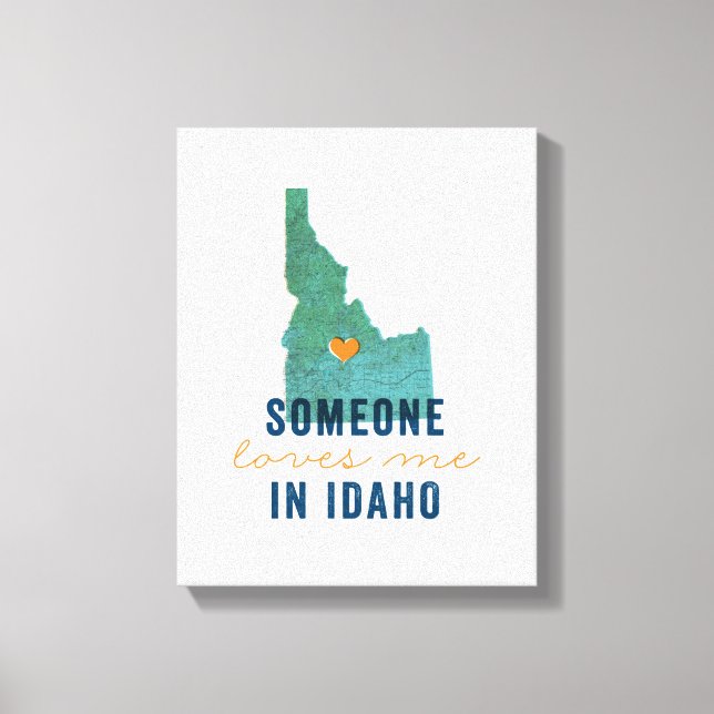 Alguém me ama na Canvas de Idaho (Frente)