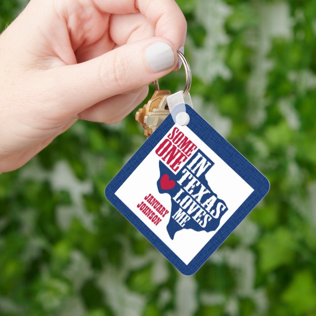 Alguém no Texas me ama Chaveiro (Mão)