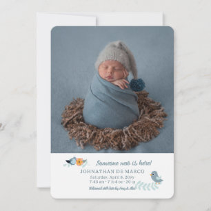 Alguém Novo Está Aqui Foto De Anúncio De Nasciment