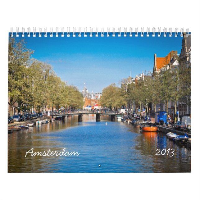 Algum calendário de parede de Amsterdão do ano (Capa)