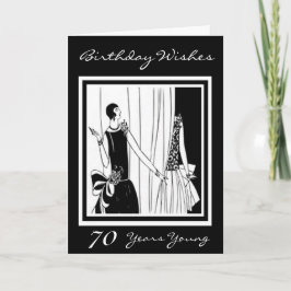 ALGUM CARTÃO DO FLAPPER DA IDADE