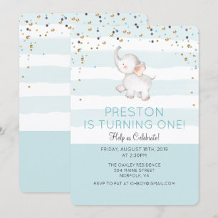 ALGUMA IDADE - convite do aniversário do menino d