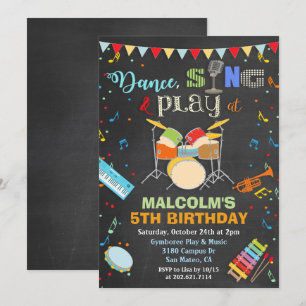 ALGUMA IDADE - convite do giz do aniversário da