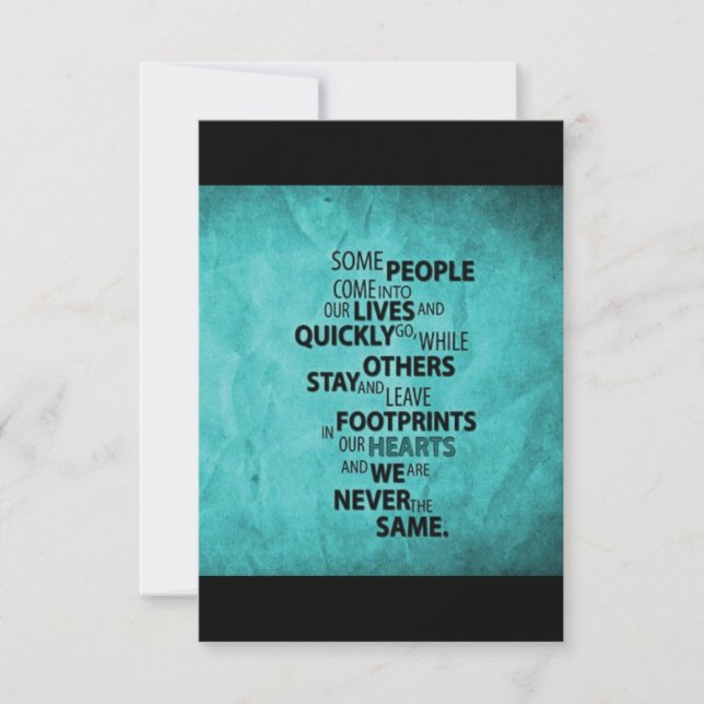 ALGUMAS PESSOAS DEIXAM PEDAÇOS NO CORAÇÃO QU (Frente)