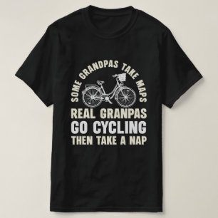 Alguns Avôs Andam de Bicicleta Camiseta de Ciclism