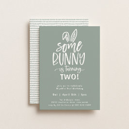 Alguns Convites de aniversário Bunny