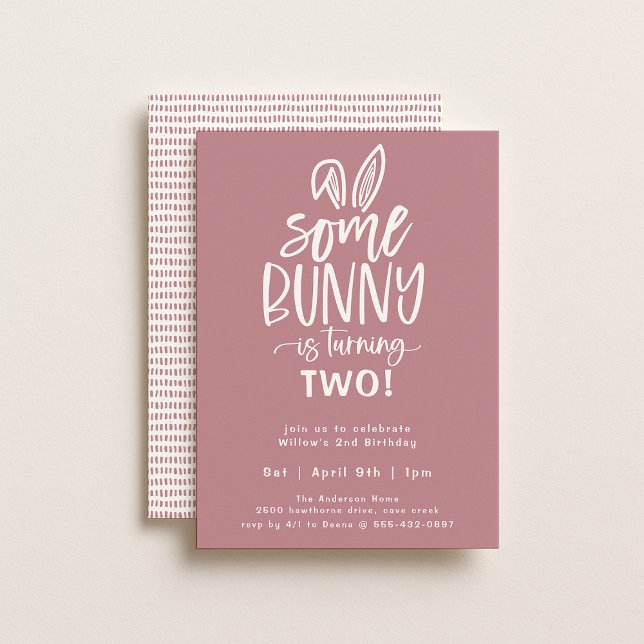 Alguns Convites de aniversário Bunny (Criador carregado)