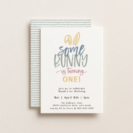 Alguns Convites de aniversário Bunny