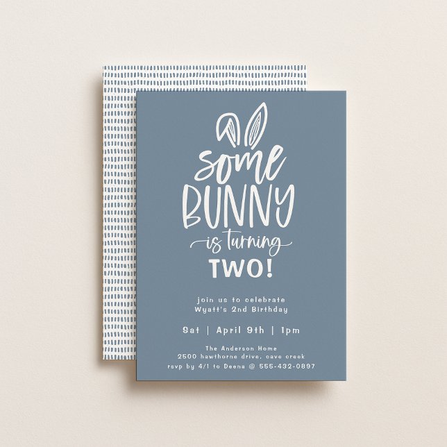 Alguns Convites de aniversário Bunny (Criador carregado)