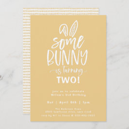 Alguns Convites de aniversário Bunny