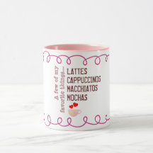 Alguns dos Meus Tipos Favoritos de Caneca de Café