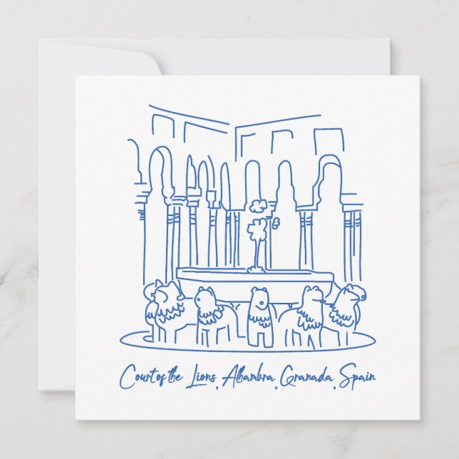 Alhambra Court of the Lions 1 (Frente)