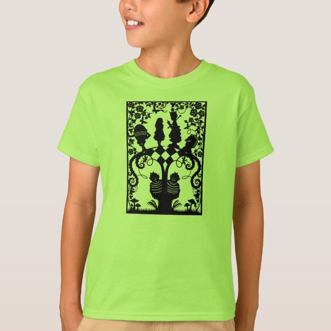 Alice através da T-Shirt de vidro (Frente)