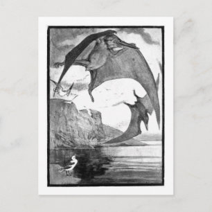 Alice B. Woodward: Cartão postal de arte Pteranodo