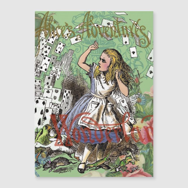 alice cards maravilderland hatrabbit (Frente)