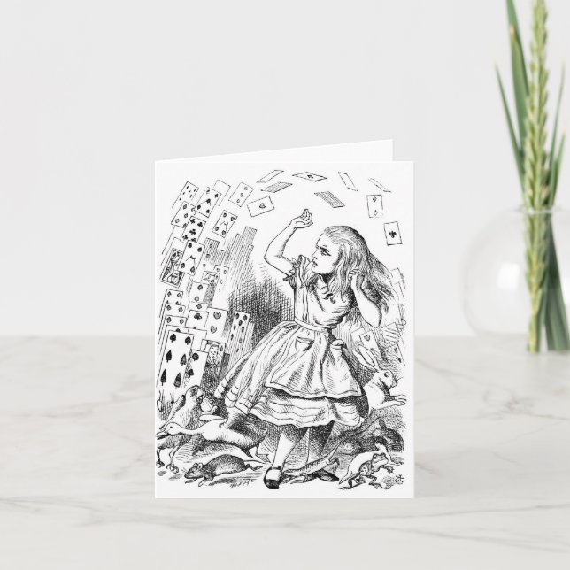 Alice com Cartões (Frente)