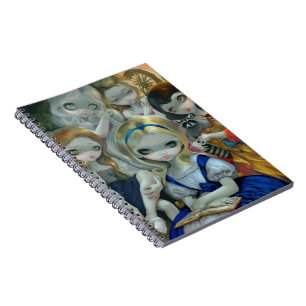 "Alice e as princesas" caderno de Bouguereau