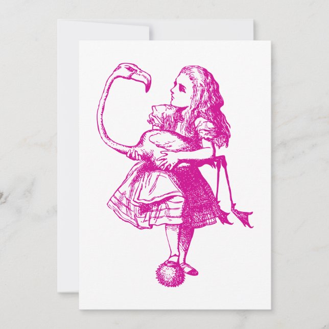 Alice e Flamingo Inked Pink (Frente)