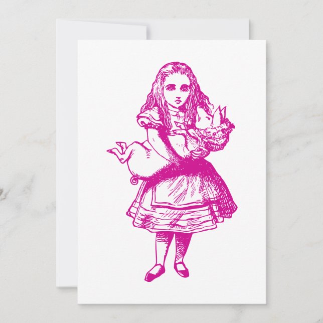 Alice e o Bebê Rosa Porco (Frente)