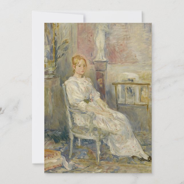 Alice Gamby Dans le Salon | Berthe Morisot (Frente)