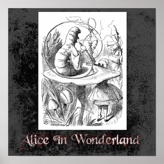 Alice In Wonderland 3 Poster (Frente)