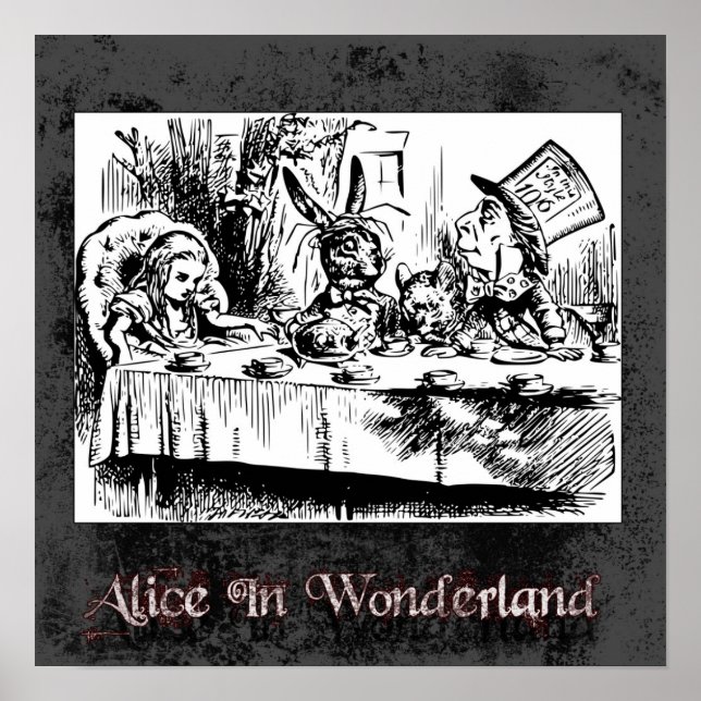 Alice In Wonderland 41 Poster (Frente)