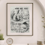 Alice In Wonderland Poster<br><div class="desc">Poster Alice In Wonderland - Cheio de charme e personagem, esta imagem vintage de Alice falando com Absolem, a lagarta, na Terra das Maravilhas irá adicionar o toque decorativo perfeito ao seu espaço vivo ou área de entretenimento. Por que não colocá-lo na biblioteca para adicionar ambição e maravilha ao seu...</div>