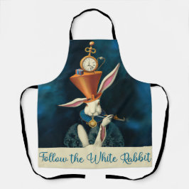 Alice no Apron do Coelho Branco da Maravilha