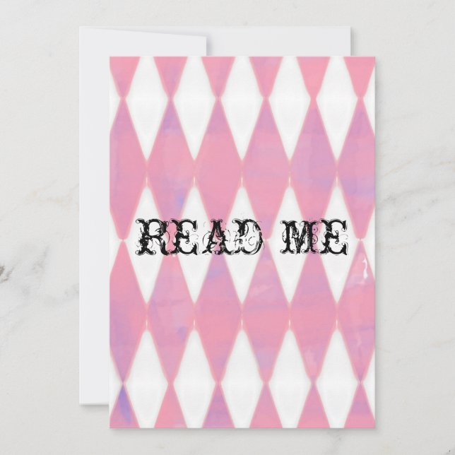 Alice no convite do chá do país das maravilhas (Frente)