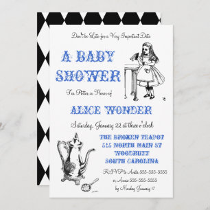 Alice no convite do país das maravilhas