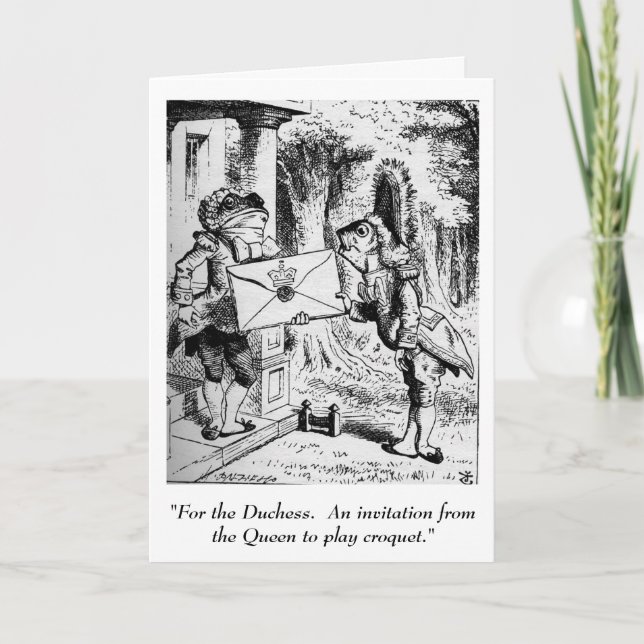 Alice no convite do país das maravilhas (Frente)