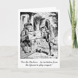 Alice no convite do país das maravilhas