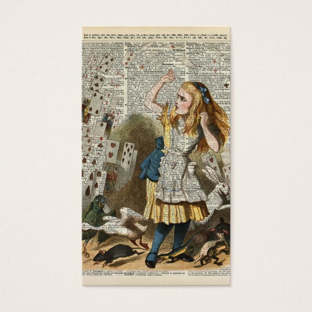 Alice no país das maravilhas (Frente)
