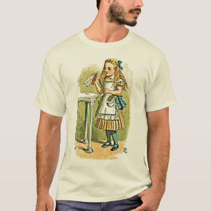 Alice no país das maravilhas "bebe-me" t-shirt