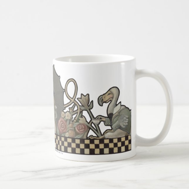Alice no país das maravilhas caneca de 11 onças (Direita)
