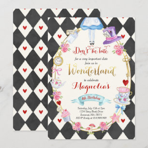 Alice No País Das Maravilhas, Convite À Festa De