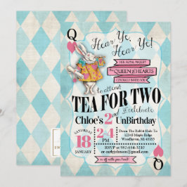 Alice no País das Maravilhas e Convites a segundos