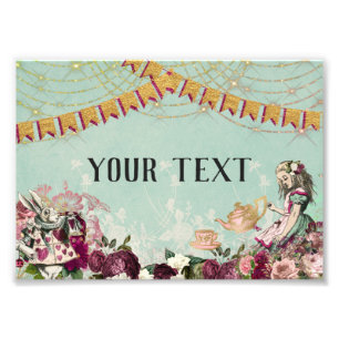 Alice no País das Maravilhas, Impressão de Foto do