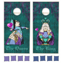 Alice no País das Maravilhas King e Queen Funny