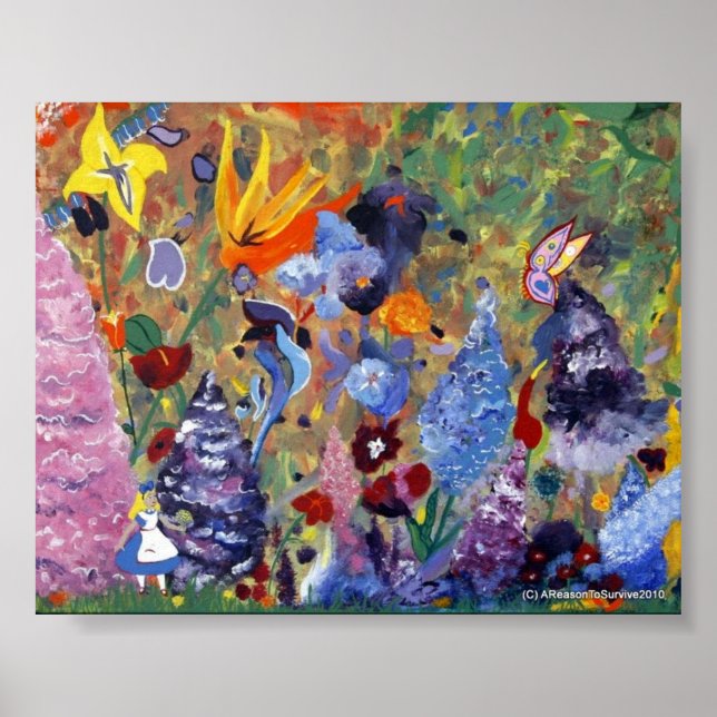 Alice no País das Maravilhas Poster (Frente)