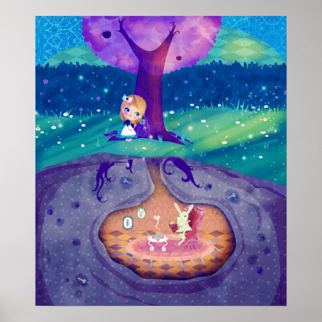 Alice no País das Maravilhas Poster (Frente)