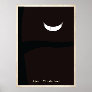 Alice no País das Maravilhas - Poster Minimalista