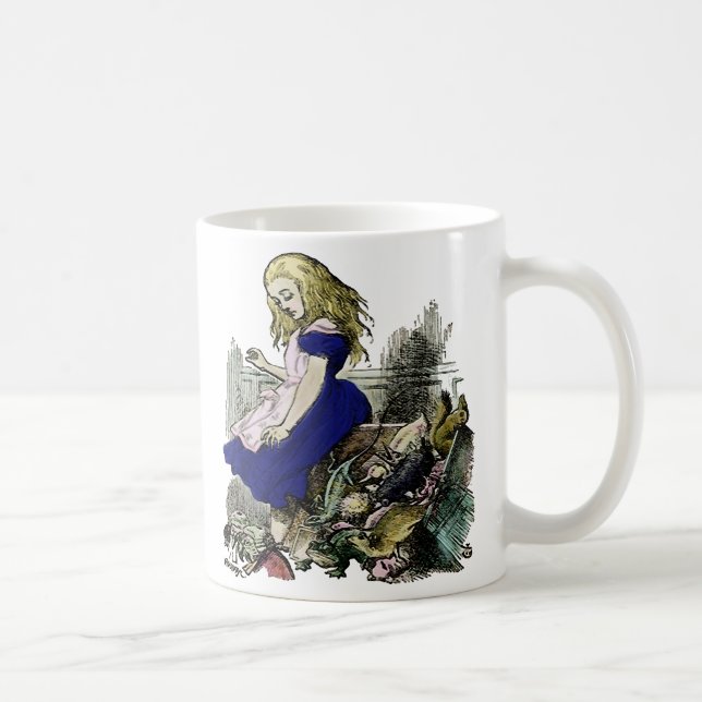 Alice no País das Maravilhas ~ Xícara / Mug (Direita)